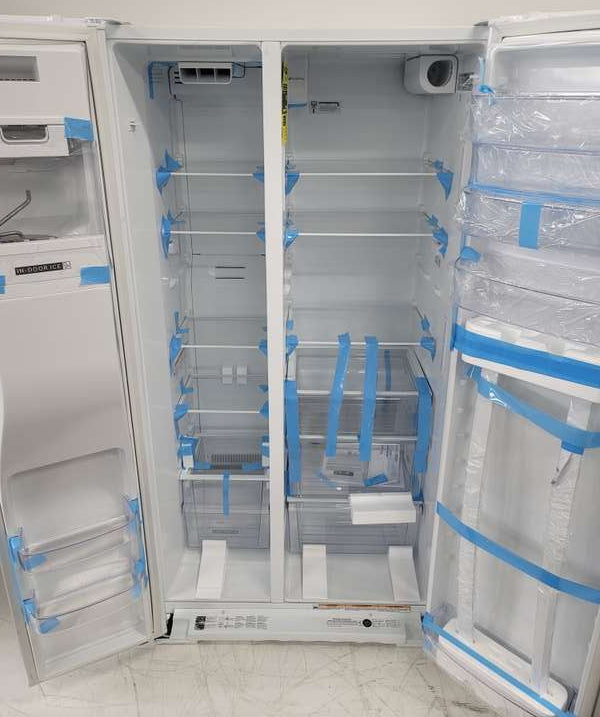 Whirlpool WRSC5536RW 21 Cu. Ft 36" Side-By-Side Refrigerator, ENERGY STAR, White - Assessment Photo 8