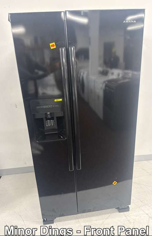 Amana ASI2175GRB 21.4 Cu. Ft 33" Side-by-Side Refrigerator - Black - Assessment Photo 8
