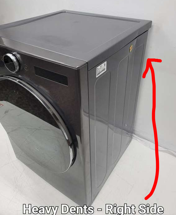 LG DLEX6700B 7.4 Cu. Ft Dryer Smart Steam ENERGY STAR Black Steel - Assessment Photo 8