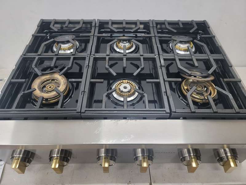 Monogram ZGU366NTSS 36" Cooktop BuiltIn Stainless Steel - Assessment Photo 8