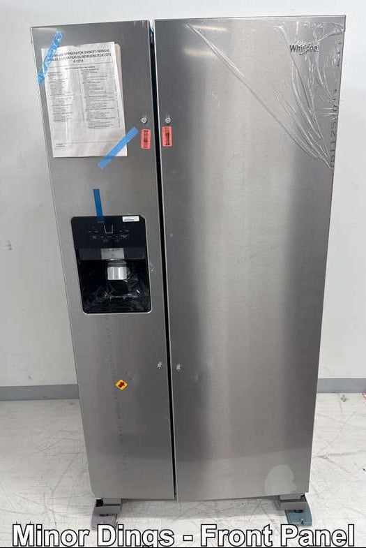 Whirlpool WRS321SDHZ 21.4 Cu. Ft 33" Side-by-Side Refrigerator, Stainless Steel - Assessment Photo 9