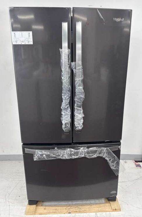 Whirlpool WRFC2036RV 20 Cu. Ft 36" French Door Refrigerator, Black Stainless - Assessment Photo 9
