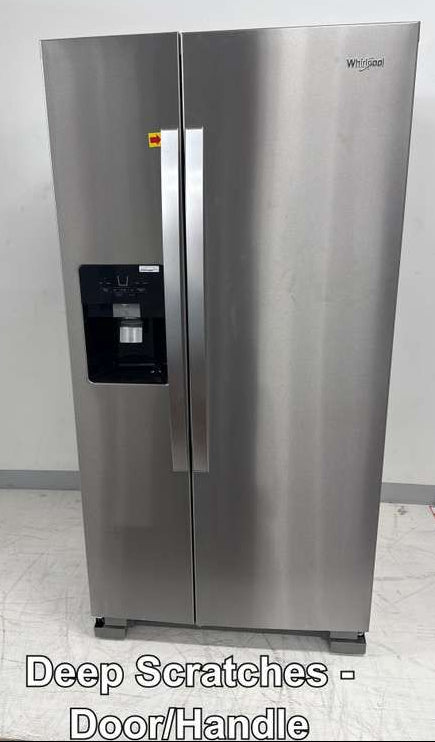 Whirlpool WRS321SDHZ 21.4 Cu. Ft 33" Side-by-Side Refrigerator, Stainless Steel - Assessment Photo 9