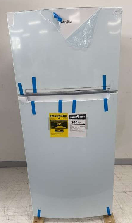 Whirlpool WRTX5028PW 16.3 Cu. Ft 28" Top-Freezer Refrigerator, White - Assessment Photo 9