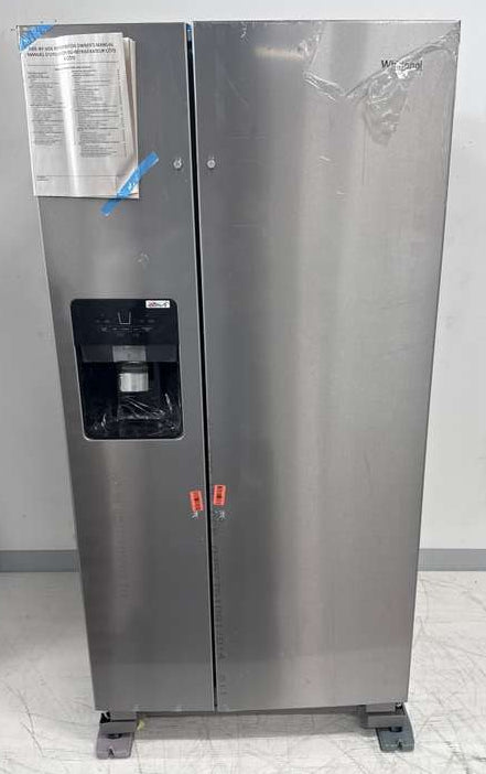 Whirlpool WRS321SDHZ 21.4 Cu. Ft 33" Side-by-Side Refrigerator, Stainless Steel - Assessment Photo 9