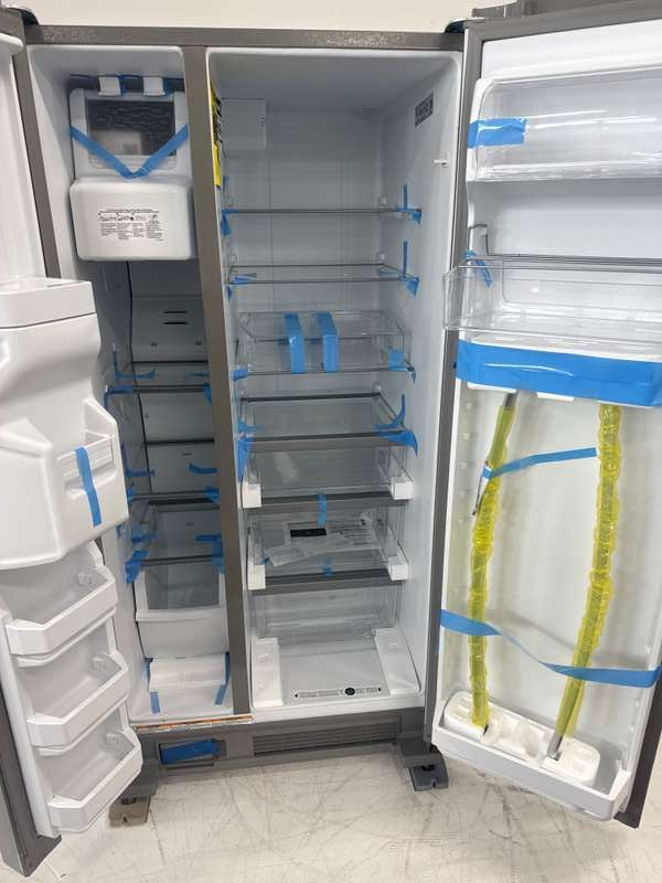 Whirlpool WRS321SDHZ 21.4 Cu. Ft 33" Side-by-Side Refrigerator, Stainless Steel - Assessment Photo 9