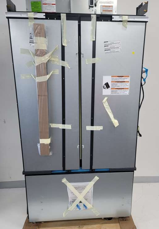 JennAir JF42NXFXDE 24.2 Cu. Ft French Door Refrigerator, Custom Panel Ready - Assessment Photo 9