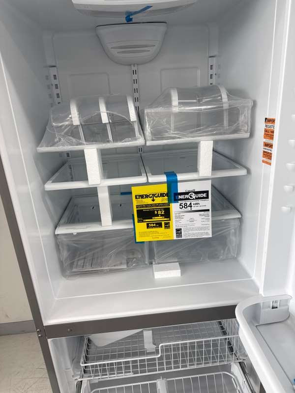 Whirlpool WRB322DMBM 22 cu. Ft 33" Bottom-Freezer Refrigerator, ENERGY STAR - Assessment Photo 9