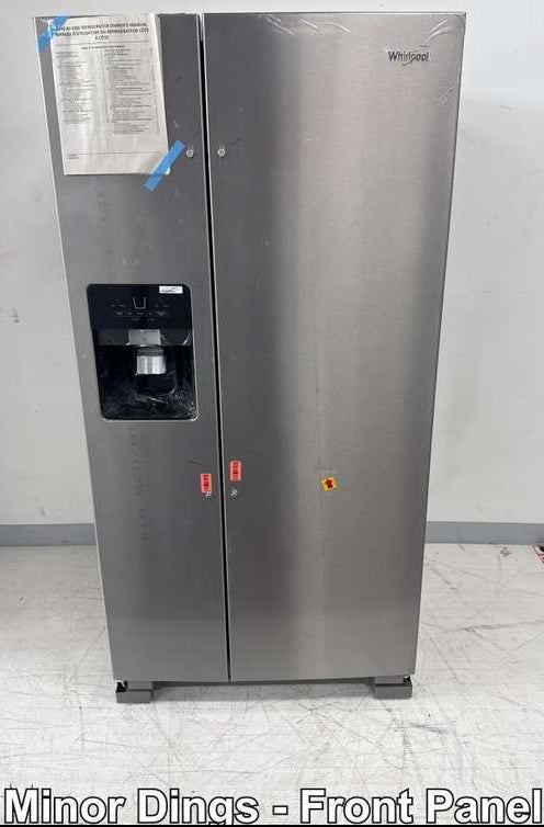 Whirlpool WRS321SDHZ 21.4 Cu. Ft 33" Side-by-Side Refrigerator, Stainless Steel - Assessment Photo 9