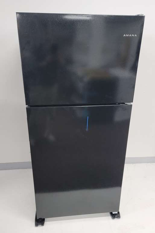 Amana ART318FFDB 18 Cu. Ft. 30" Free Standing Refrigerator Freezer Black - Assessment Photo 9
