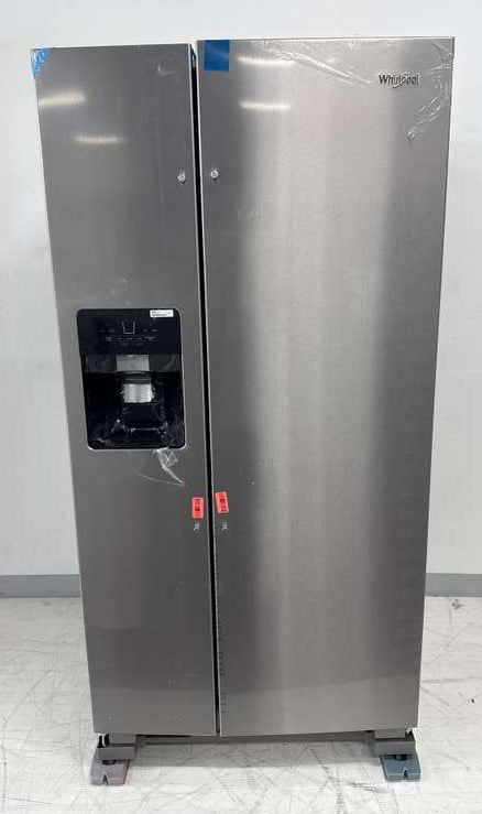 Whirlpool WRS321SDHZ 21.4 Cu. Ft 33" Side-by-Side Refrigerator, Stainless Steel - Assessment Photo 9
