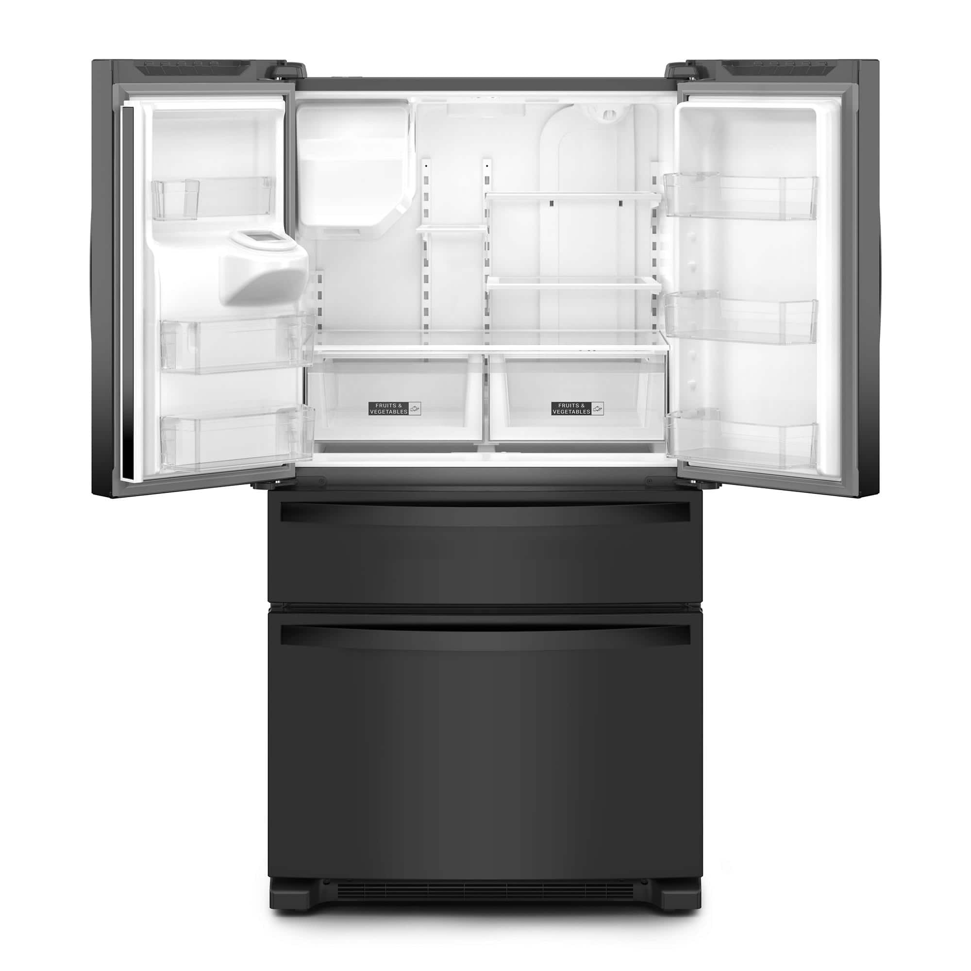 Whirlpool WRMF3636RB 24.5 Cu. Ft 36" French Door Refrigerator ENERGY STAR, Black - Image 4
