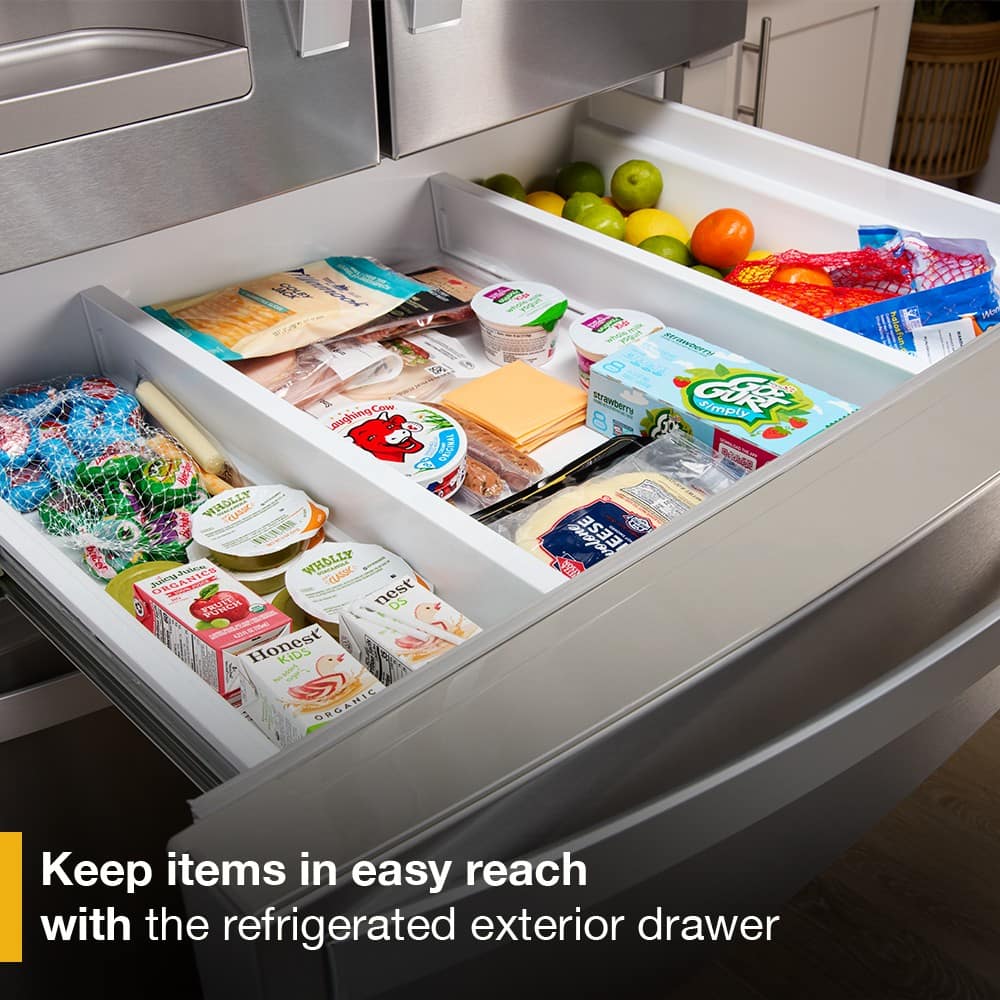 Whirlpool WRMF3636RZ 24.5 Cu. Ft 36"  French Door Refrigerator, Stainless Steel - Image 7