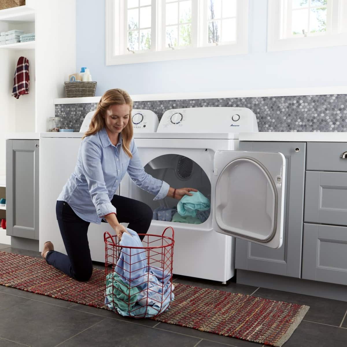 Amana NED4655EW 6.5 Cu. Ft Dryer ENERGY STAR White - Image 12