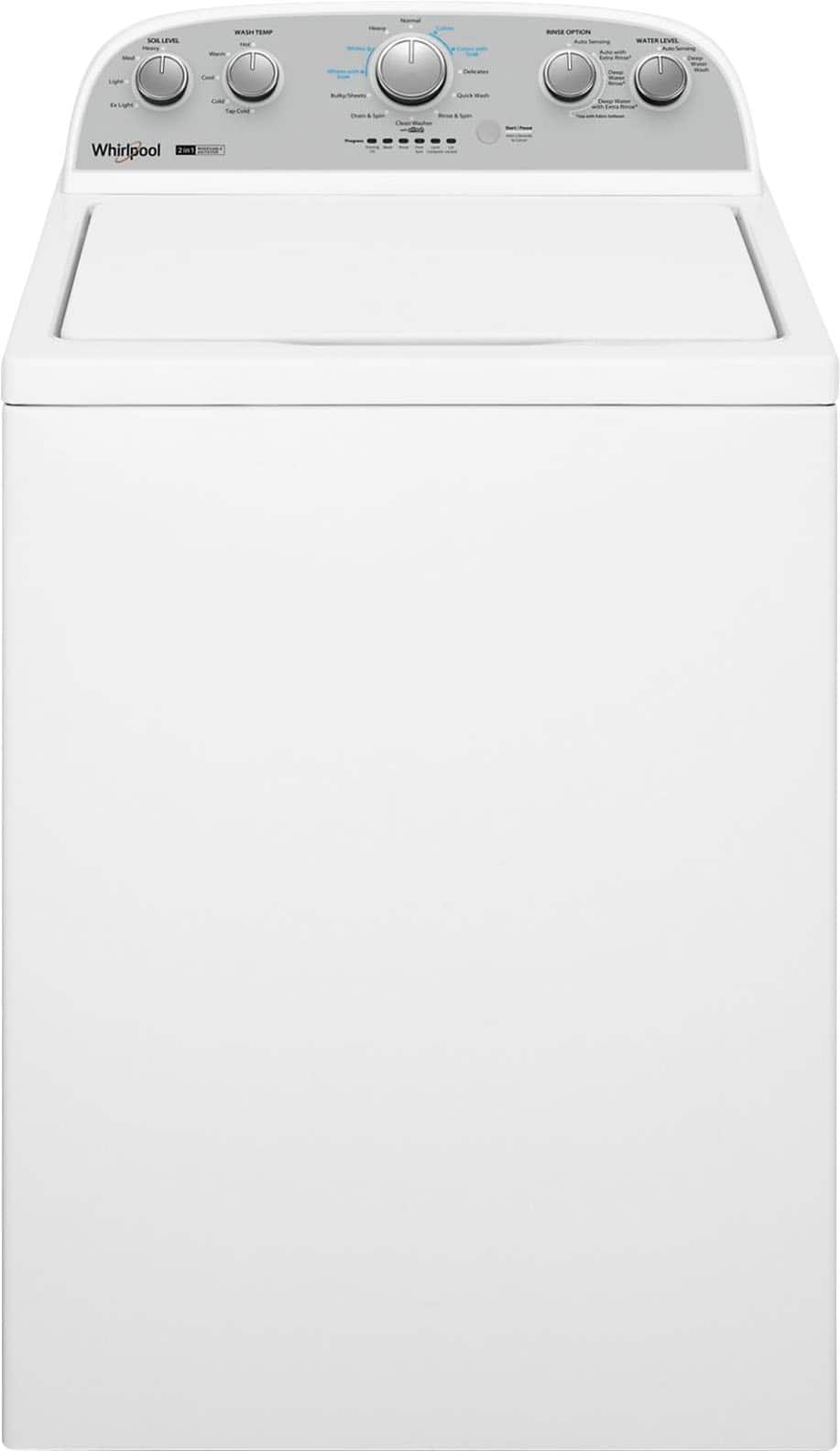 Whirlpool WTW4957PW 3.8 Cu. Ft Washer Top Load ENERGY STAR White - Image 1