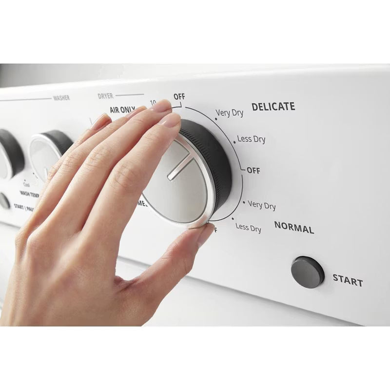 Whirlpool WETLV27HW 3.5 Cu. Ft 5.9 Cu. Ft Washer Dryer Top Load