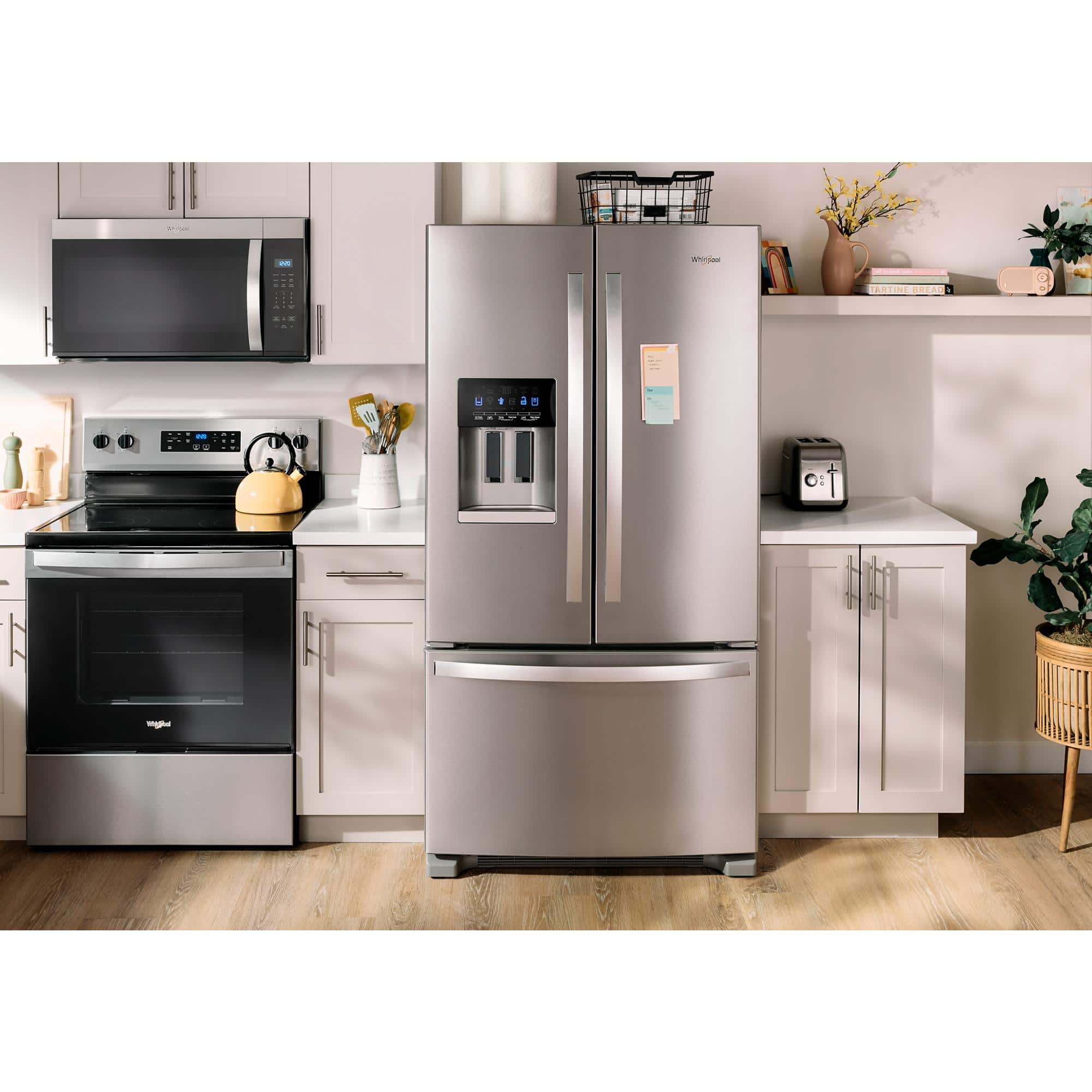 Whirlpool WRFF3436RZ 24.7 Cu. Ft Refrigerator French Door ENERGY STAR - Image 8