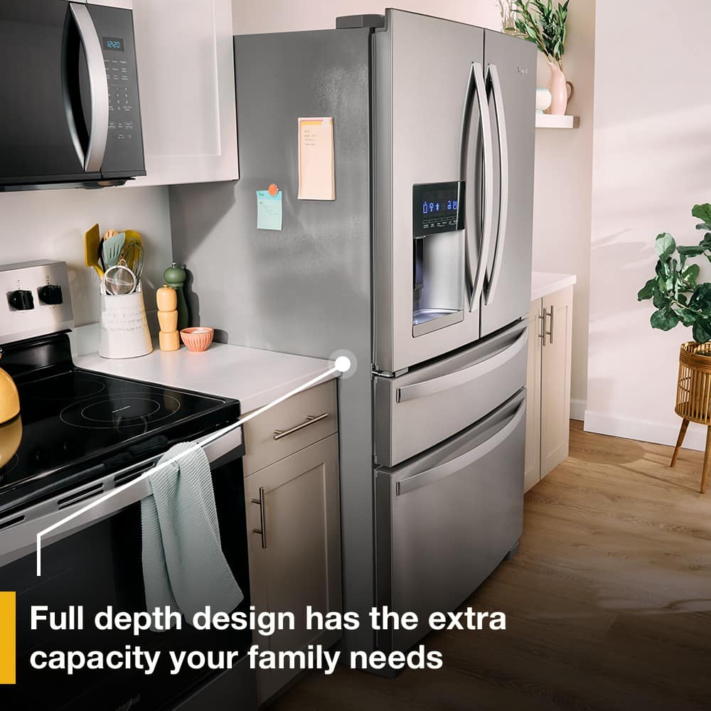 Whirlpool WRFF3236RZ 25.2 Cu. Ft 36" French Door Smart Refrigerator ENERGY STAR  - Image 13