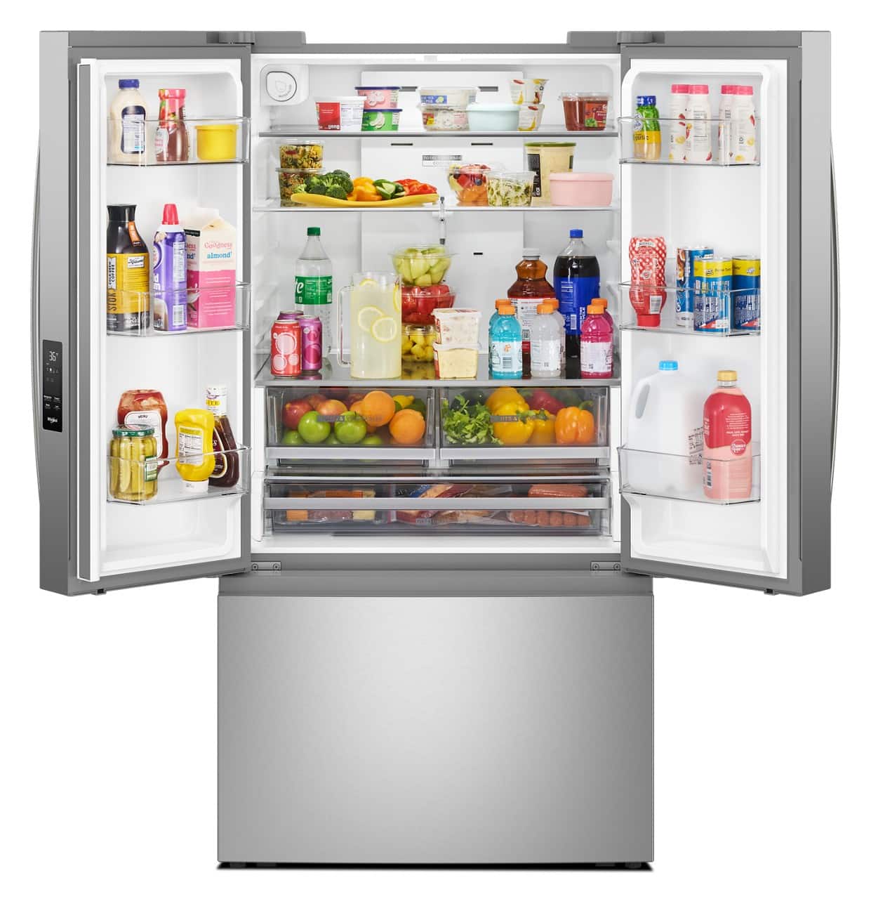 Whirlpool WRFF3136SZ 31 Cu. Ft Refrigerator French Door Built-In - Image 4