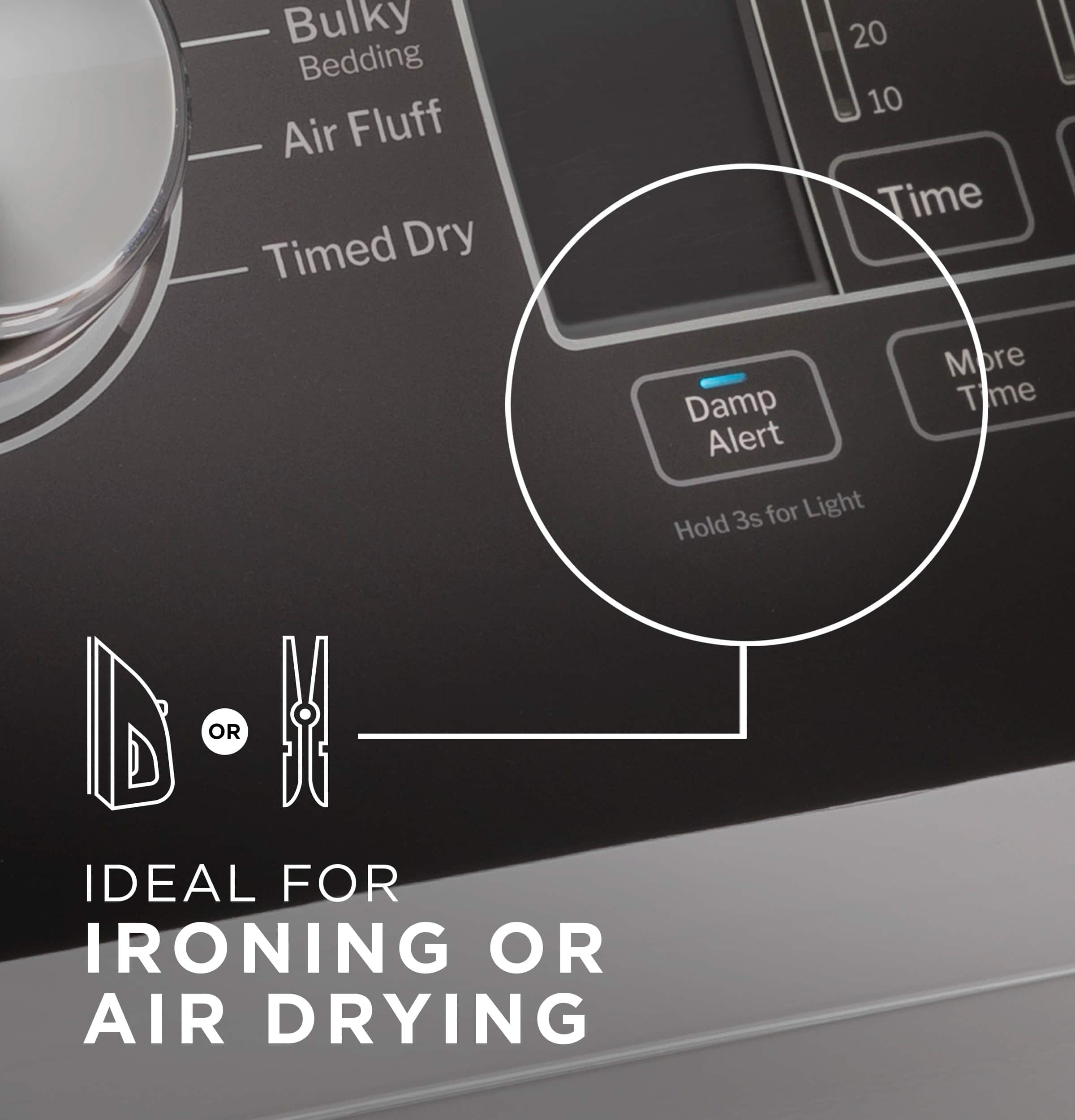 GE GTD58EBPVDG 7.4 Cu. Ft Dryer ENERGY STAR Diamond Gray - Image 8