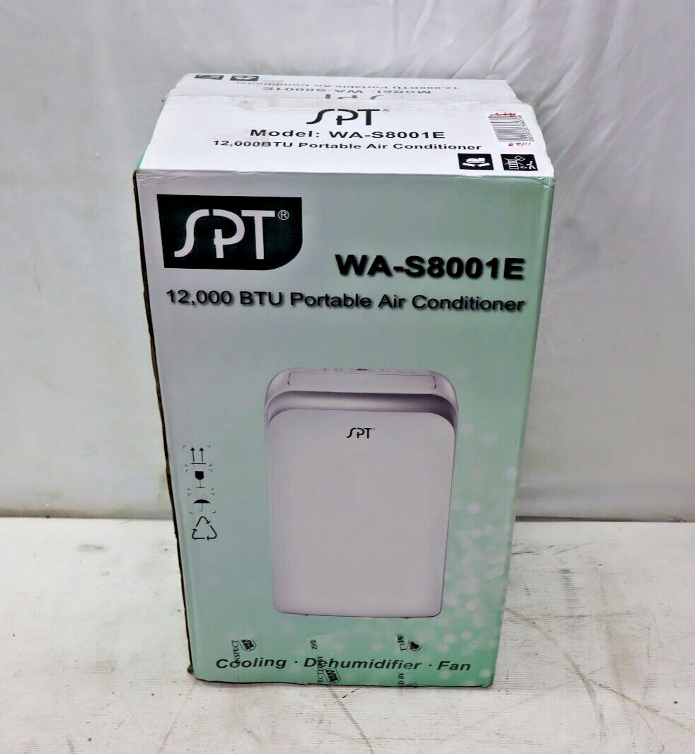 SPT WA-S8001E - 350 Sq. Ft. 12,000 BTU Portable Air Conditioner in White
