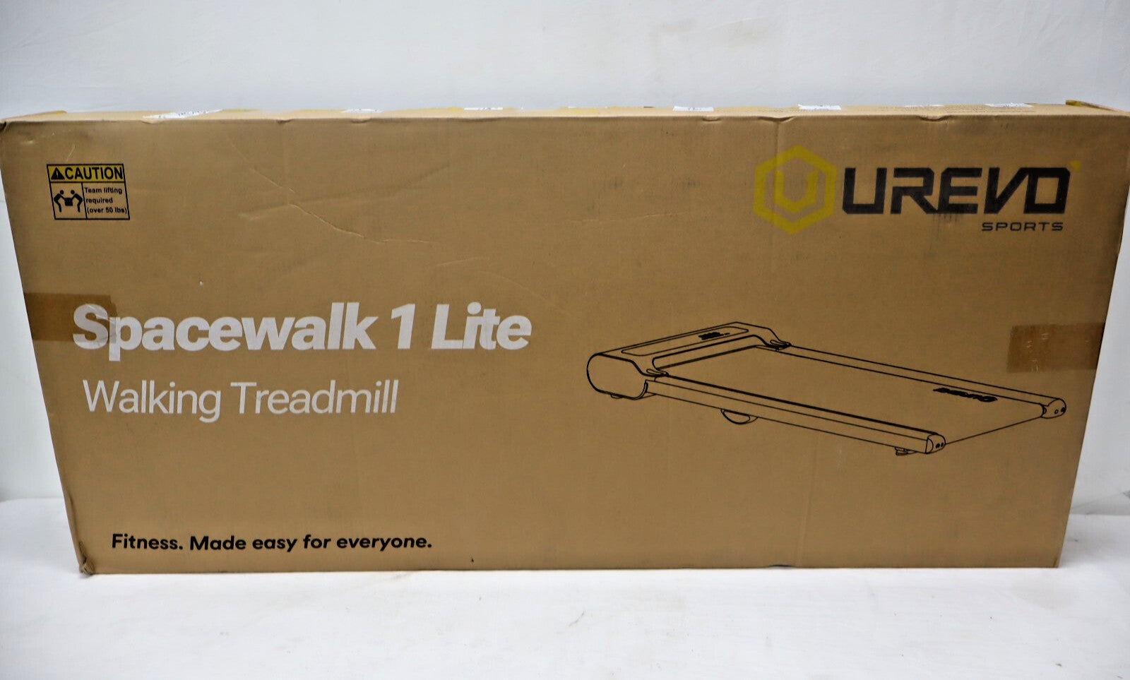 NEW Urevo URTM022 SP1 Lite Under Desk Treadmill, 2.25HP Motor, 4 MPH w/ Remote