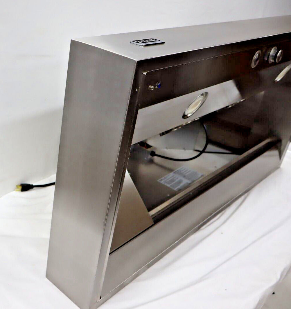 Viking VCWH54848SS 48" Wide 18" High Wall Mount Chimney  Range Hood, Stainless Steel