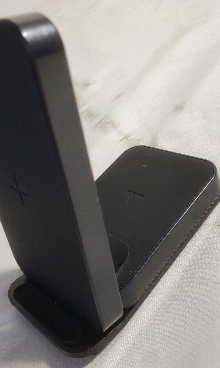 UbioLabs 2-in-1 Wireless Charging Stand w/ 20W USB-C Output Qi Pad, Black
