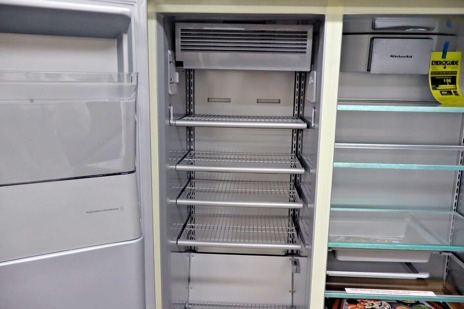 KitchenAid KBSD708MPS 29.4 Cu. Ft. 48" Built-In Side-by-Side Refrigerator in SS