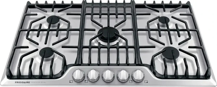 Frigidaire FPGC3677RS - Professional 36" Gas 5-Burner Cooktop w/ Griddle in SS