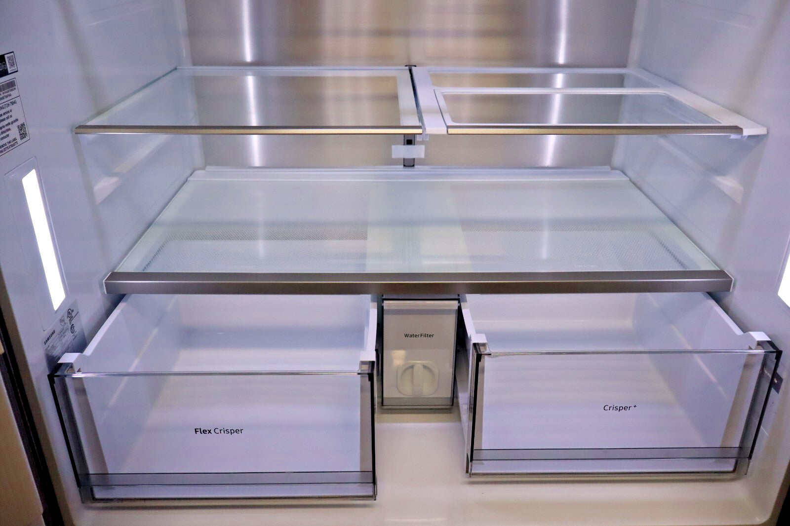 Samsung - BESPOKE 29 Cu. Ft. 4-Door Flex Smart Refrigerator w/ AutoFill Pitcher, Custom Panel Ready