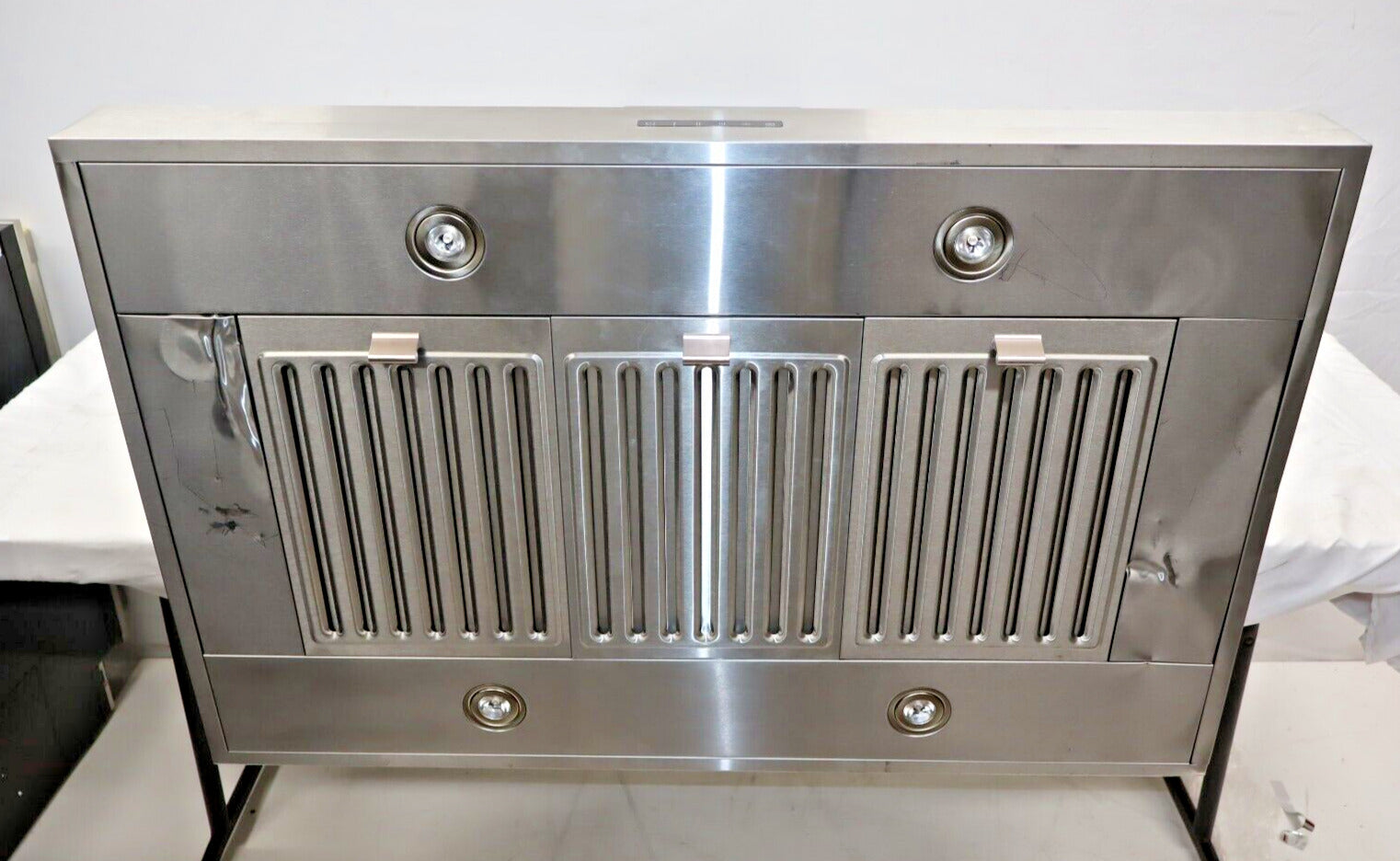 Windster WS-63TB42SS 36" Convertible 780 CFM Island Range Hood, Stainless Steel