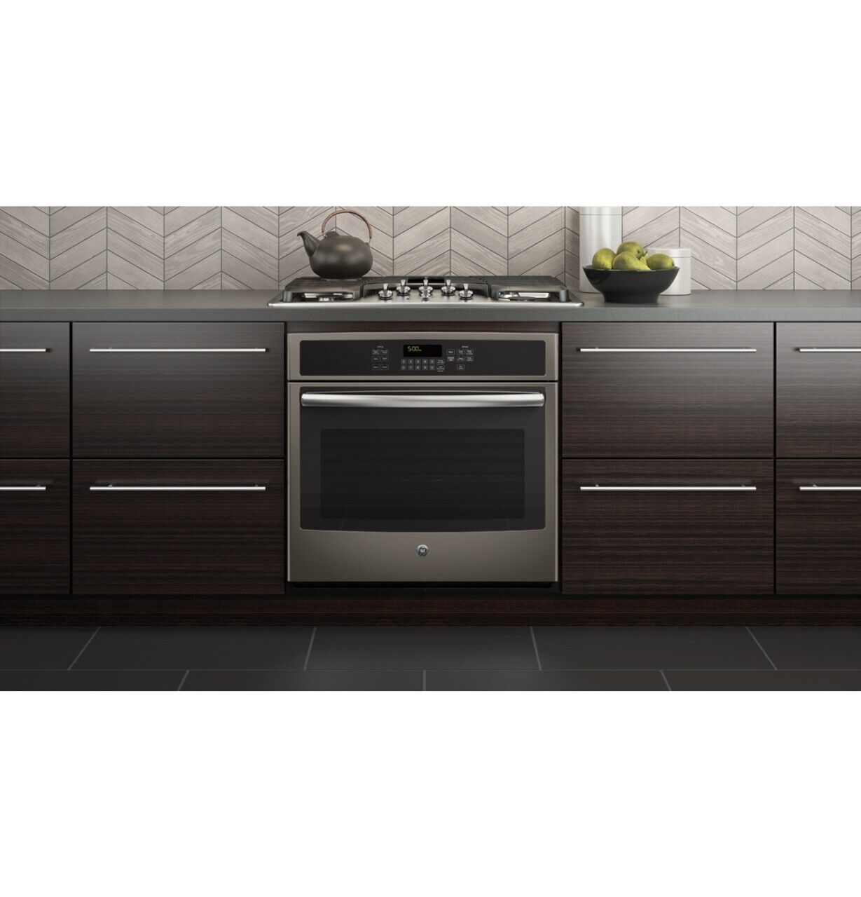 GE JT5000EJES 30" Built-In Single Electric Convection Wall Oven in Slate