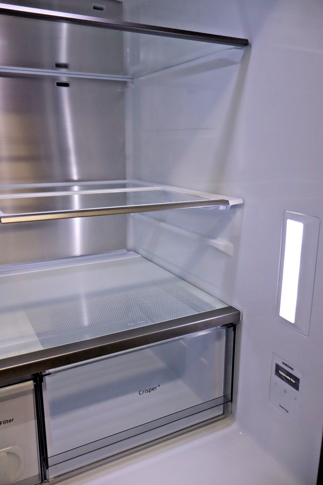 Samsung - BESPOKE 29 Cu. Ft. 4-Door Flex Smart Refrigerator w/ AutoFill Pitcher, Custom Panel Ready