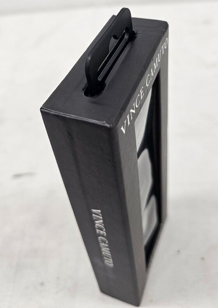 Vince Camuto Mulberry Men's Apple Watch Band 42-45mm Black Leather WV/2422SVBU