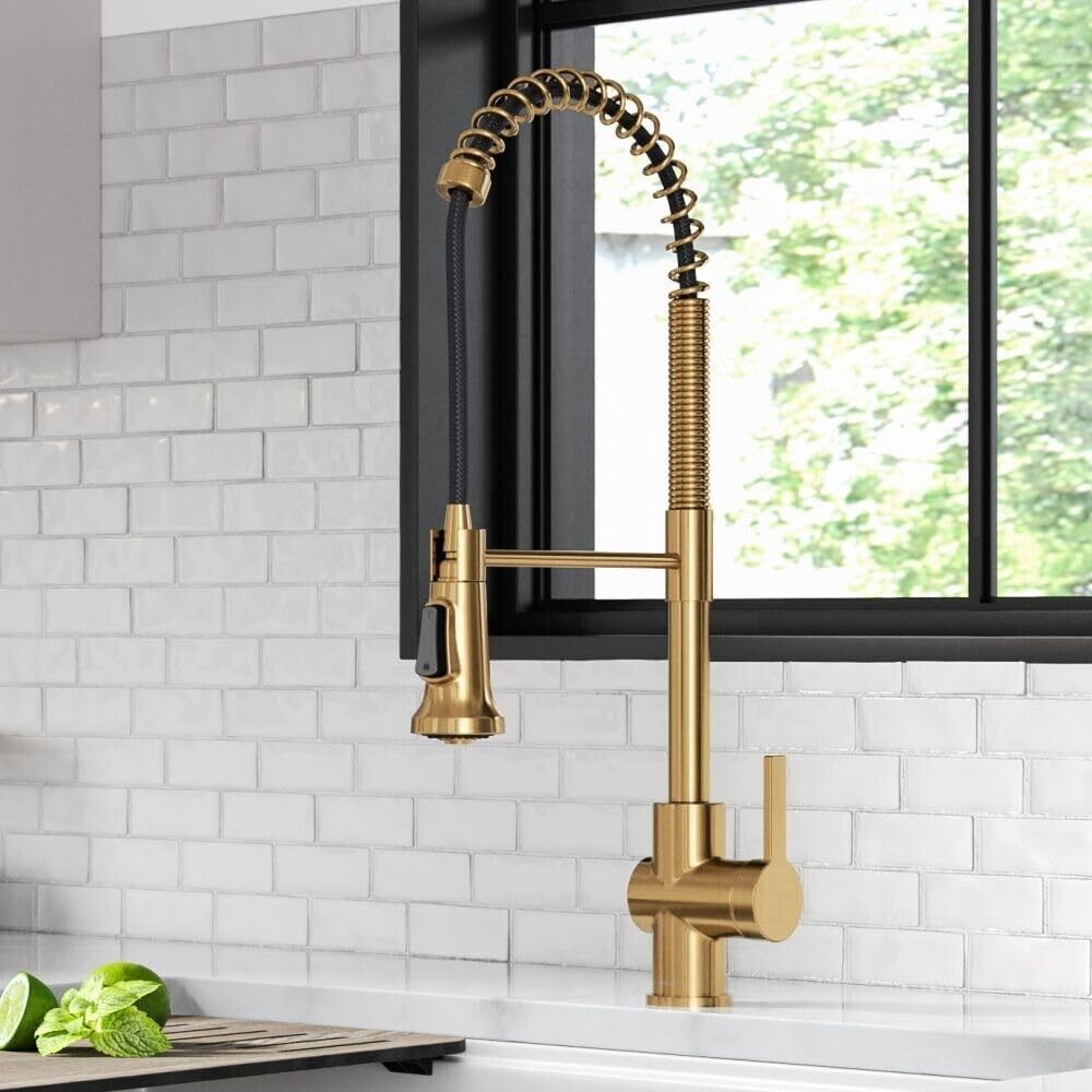 KRAUS KPF-1691BB Britt 2nd Gen Comml Pull-Down Single Handle Kitchen Faucet