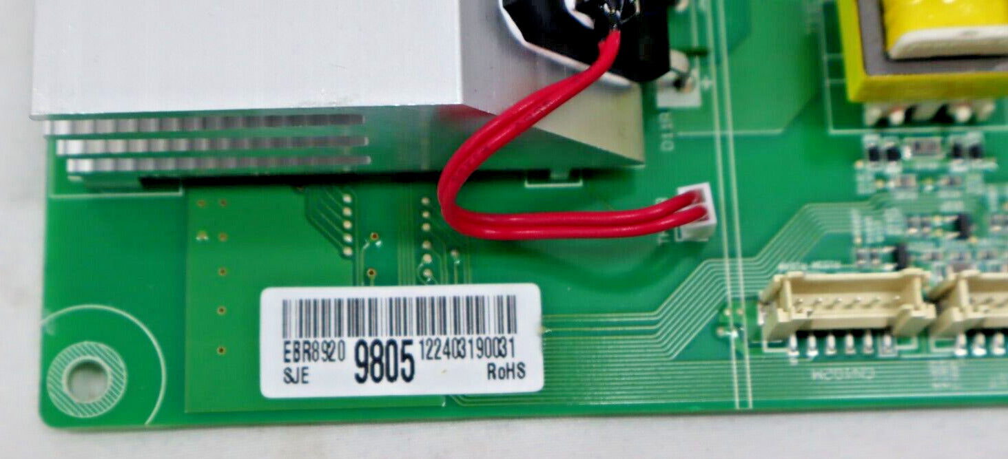 OEM LG Induction Cooktop Inverter Power Control Board, CBIH3617BE00 EBR89209805
