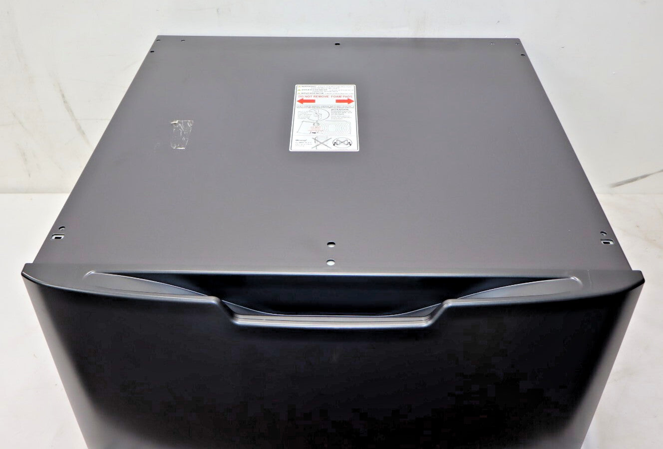 GE Profile GFP1528PTDS 28" Laundry Pedestal with Storage Drawer- Carbon Graphite