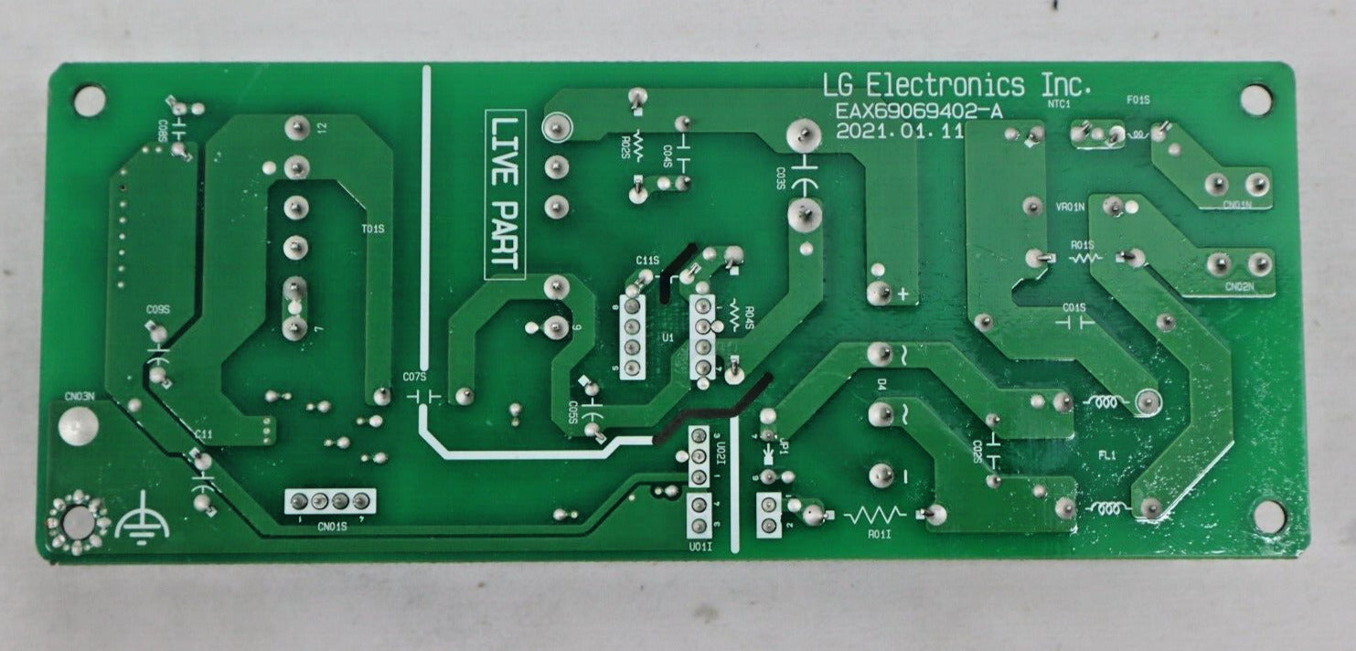 OEM LG Induction Cooktop Power Control Board, Power CBIH3617BE00 EBR89209502