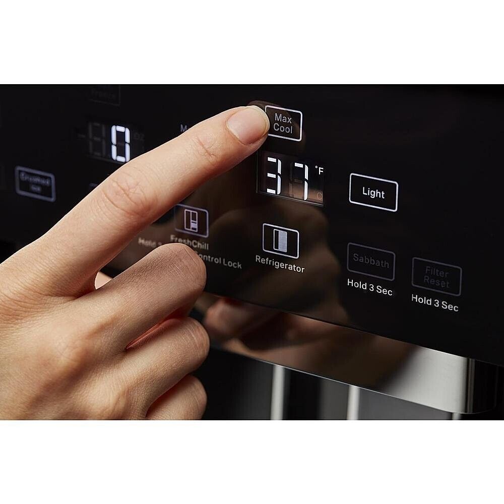 KitchenAid KBSD708MPS 29.4 Cu. Ft. 48" Built-In Side-by-Side Refrigerator in SS