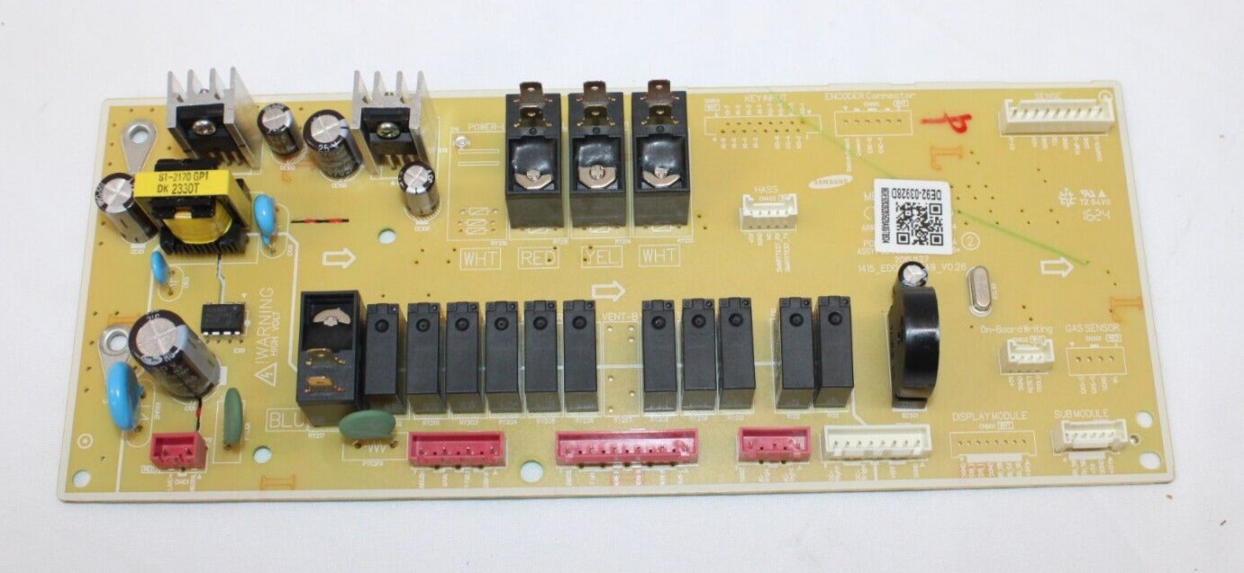 OEM Samsung Microwave Main Control Board for MC17T8000CGAA Part # DE9D-03928D