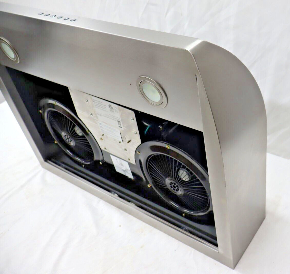 ZLINE - 30" 600 CFM 4-Speed Fan Under Cabinet Range Hood, Stainless Steel 625-30