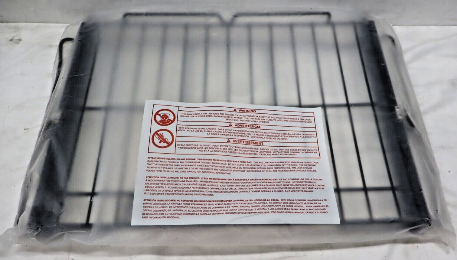 OEM GE Profile PTS7000SNSS Wall Oven Sliding Rack WB48X38086 WB48X32924