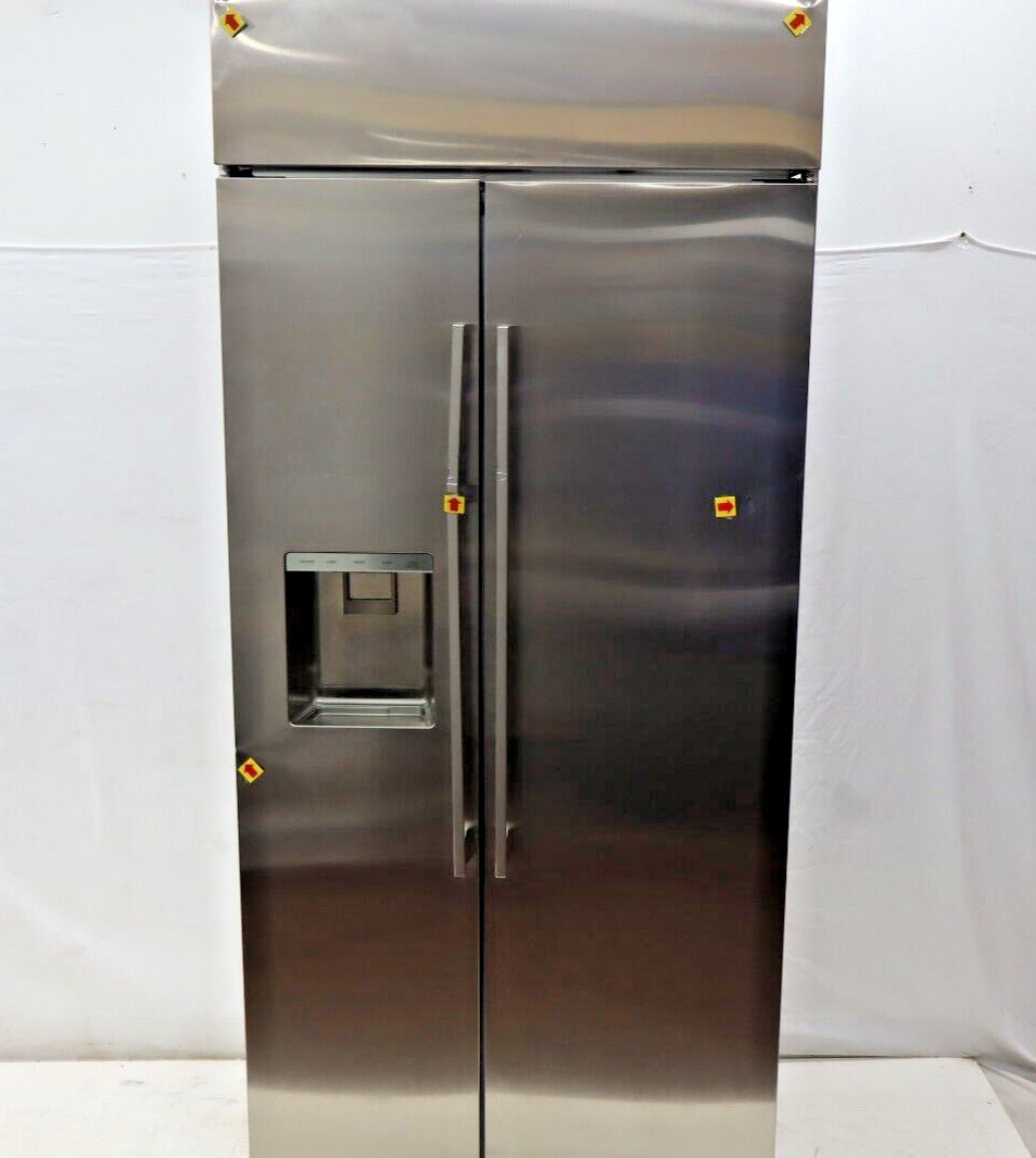 Monogram 20.4 Cu. Ft. 36" Built-In Side-by-Side  Smart Refrigerator ZISS360DNSS