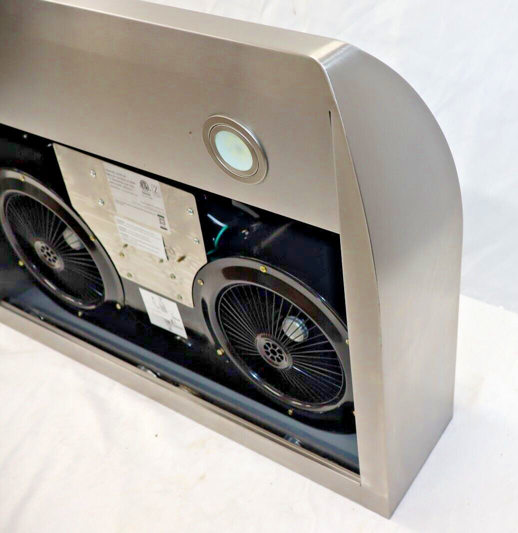 ZLINE - 30" 600 CFM 4-Speed Fan Under Cabinet Range Hood, Stainless Steel 625-30