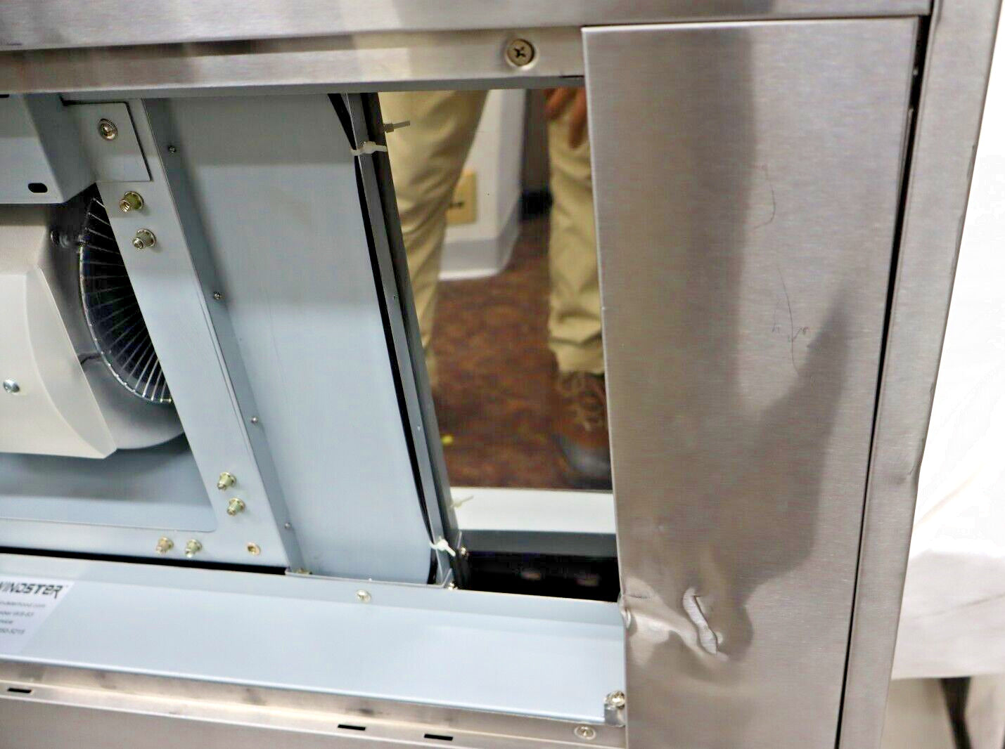 Windster WS-63TB42SS 36" Convertible 780 CFM Island Range Hood, Stainless Steel