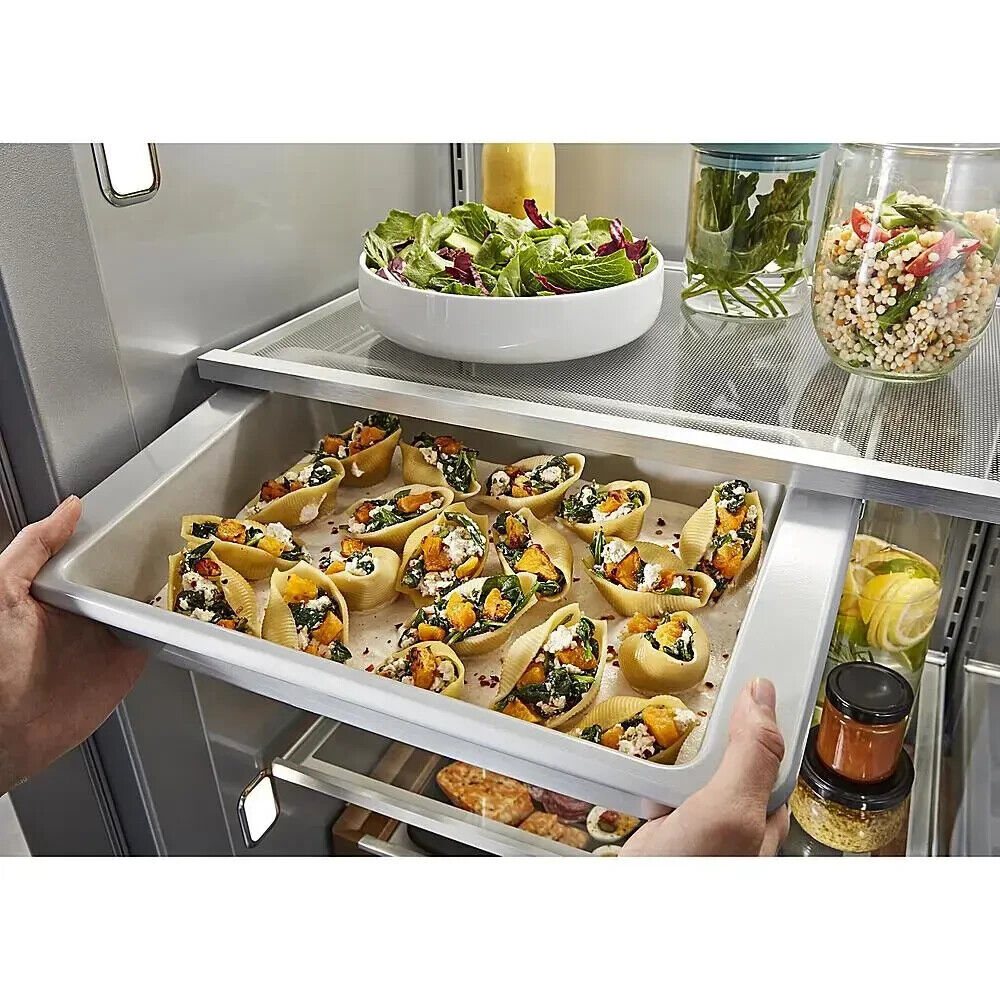 KitchenAid KBSD708MPS 29.4 Cu. Ft. 48" Built-In Side-by-Side Refrigerator in SS