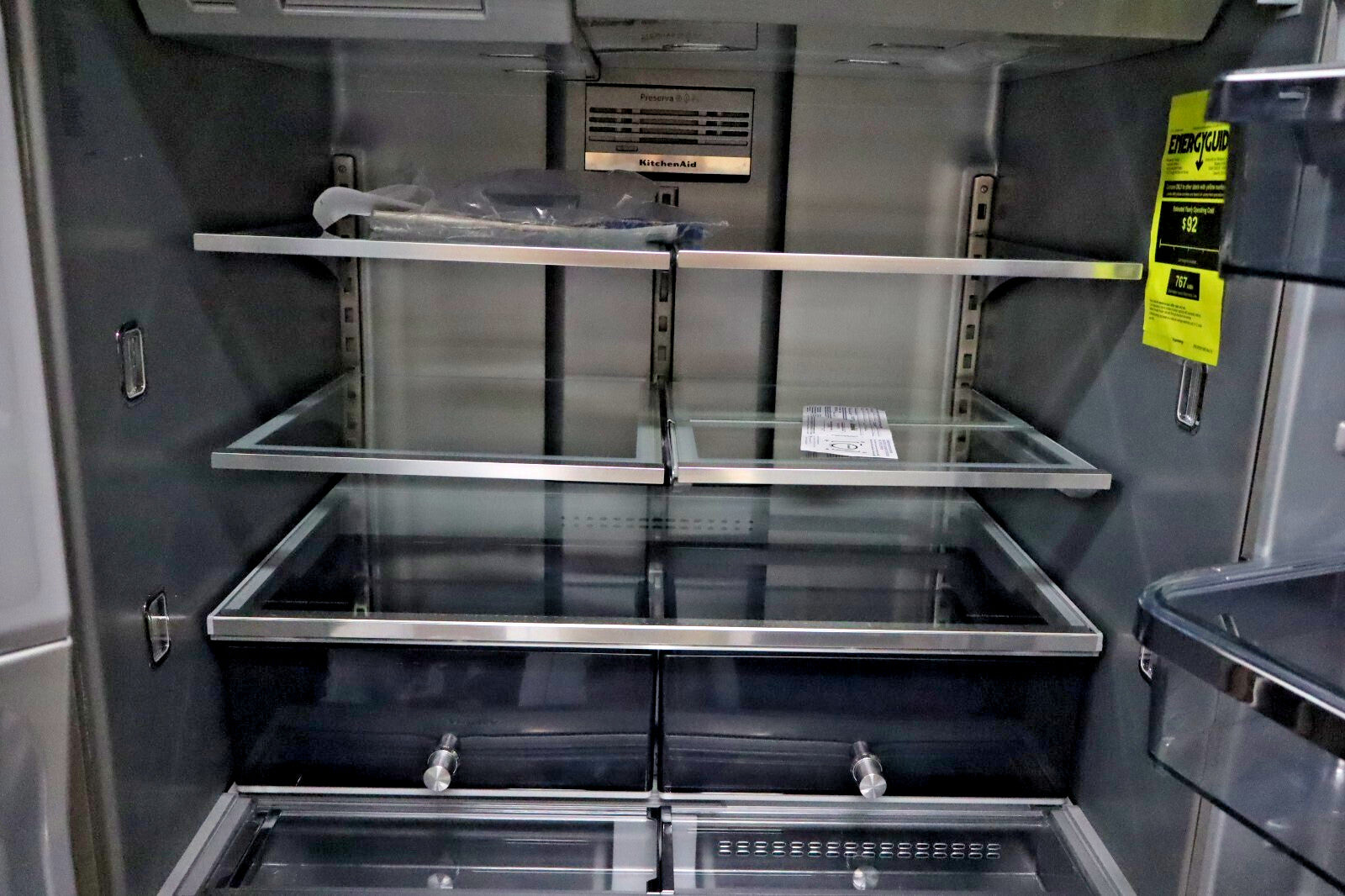 KitchenAid KRMF706ESS 25.8 Cu. Ft. 5-Door French Door Refrigerator in Stainless