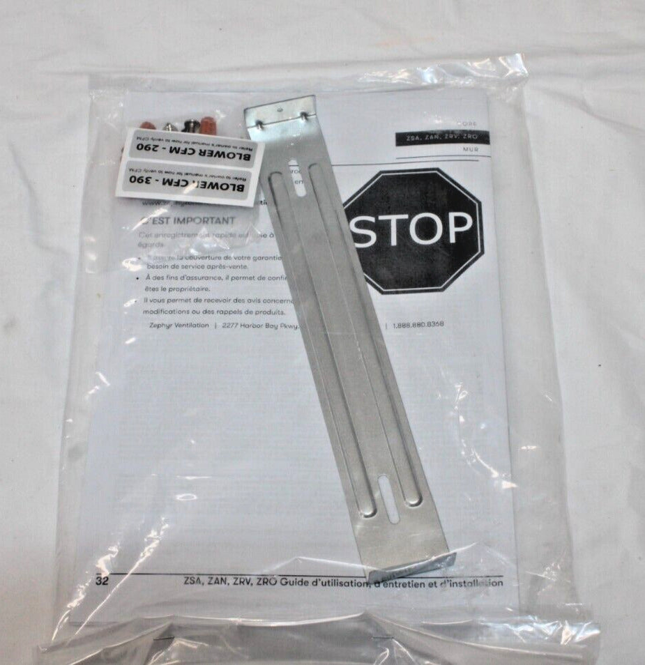 Zephyr ZAN-M90DBS Anzio 36" 600 CFM Wall Mount Range Hood, Black Stainless