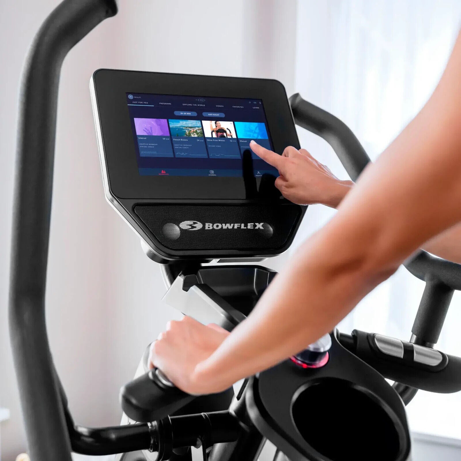 Bowflex 100943 High-Intensity Max Trainer M9 w/ 10" HD Touchscreen Console, Gray